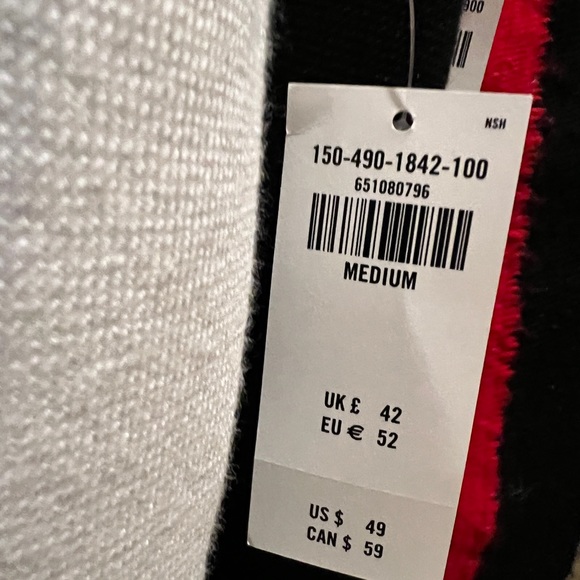 Abercrombie 2 racerback black & white fine gauge knit bodysuits size medium. NWT - Picture 2 of 12